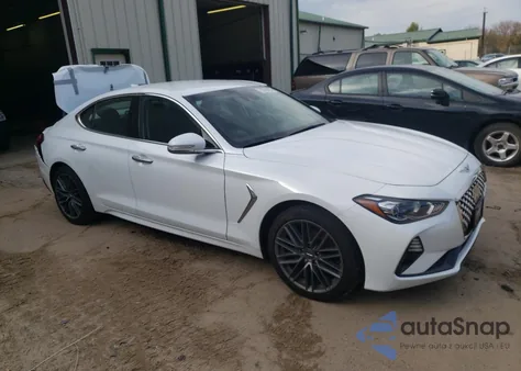 2019 Genesis G70 Advanced из США, поврежденный, VIN KMTG64LAXKU033366